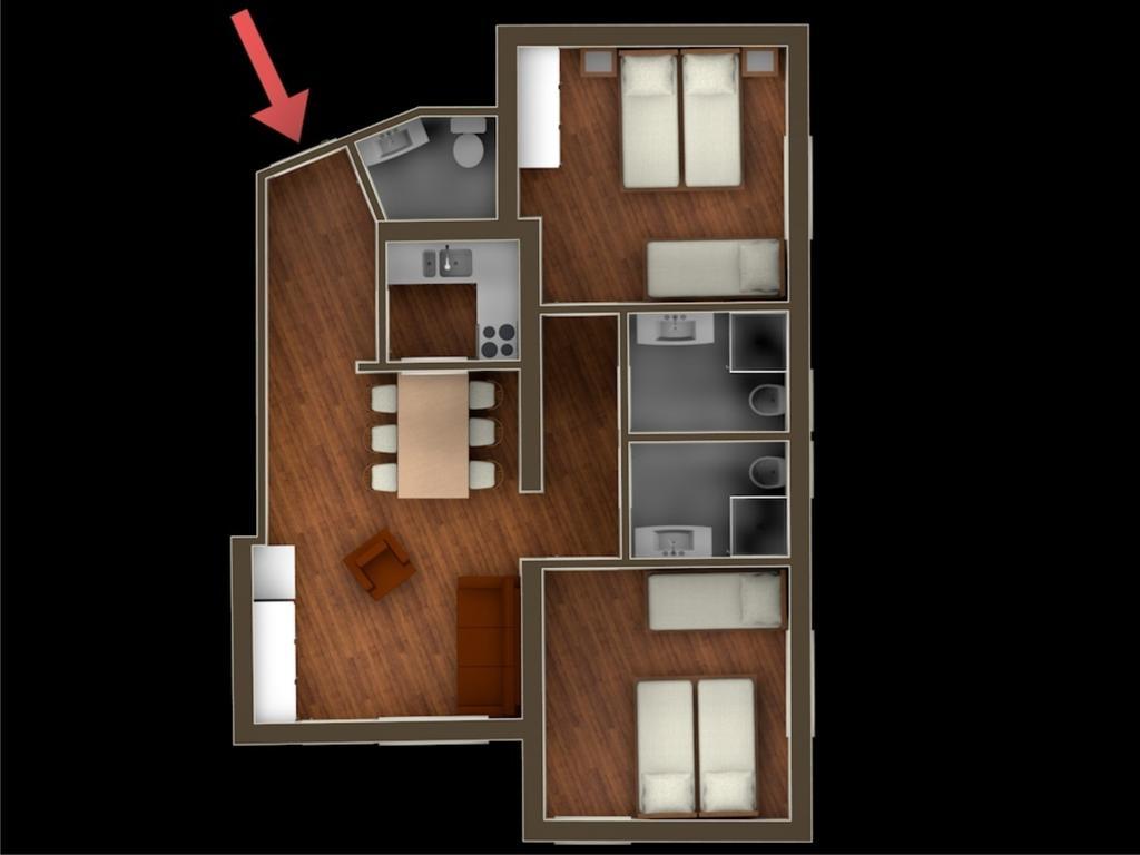 Appartement Alpin Solden Bilik gambar