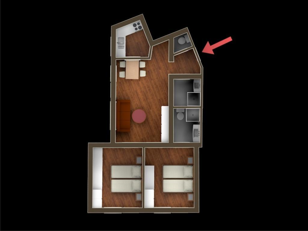 Appartement Alpin Solden Bilik gambar